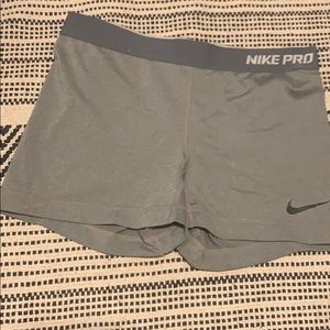 Nike pro spandex shorts